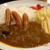 揚げナスとウインナーカレー定食