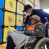 (銀杏城の楠若葉)Mさんも元気に参加です