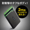 1万円以下で大容量 Transcend 外付け 2TB ハードディスク USB Type-A TS2TSJ25M3S 写真、動画データ保存に便利