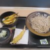 ゆで太郎　水・土曜日　得セット　ミニ海老天丼セット