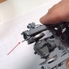 （24）「1/45 ディーゼル機関車 DD51 貨物A更新機」を作ります。「両端台車の組み立て」は続いています（２）。