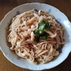 お蕎麦のアレンジレシピ「イタリア風しめじシーチキンそば」を作ってみました♪