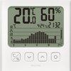 コロナ、ウイルス対策に加湿が重要 タニタ 温湿度計 TT-580 WH 温湿度の変化を確認