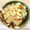 立喰そば かしやま（田端）天ぷらうどん＋きつね