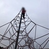 ピラミッド型アスレチック！