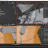 SDキャラクターの3Dモデルを作成する その２４（アニメーション時のトポロジ調整）