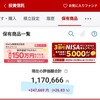 新NISA運用13か月目