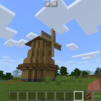 スペースが少なくても作れる小さな風車の作り方 Sくんのminecraft
