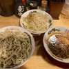 【デカ盛り】特選ラー油肉そば 寅や@小田急相模原〜大つけ麺／ニンニク少なめ／極太麺／茹で前５００グラム／二郎インスパイア〜