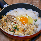 “今日ばかりは皿を使わない”と決めた日に「ピリ辛フライパンめし」を【かめきちパパ】