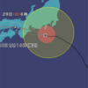 こんな変な進路を取る台風は初めてです。要注意です。