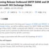 Microsoft 365 Exchange Online からの送信メールで DANE を有効化することになったようです