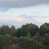 今朝の景色
