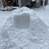 広島県が記録的大雪に！家の周りも腰くらい雪が積もったのでカマクラ作ってみました！1時間くらいでサクッと作れたので作り方紹介！