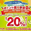 2025/11/30まで！新座市でau PAY、d払い、PayPay、楽天ペイ、楽天Edyが最大20%還元！