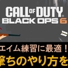 【CoD BO6】筆者がやっているボット撃ちのやり方をまとめてみた！