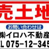 社名入不動産募集看板「売土地」Ｓサイズ