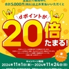 ドコモ、「【カインズ】関東エリア限定 d払い決済でdポイント20倍キャンペーン」を実施