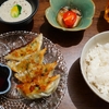 今日のごはん：大正餃子と小鉢料理で晩ごはん！