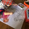 【おうち幼稚園】塗り絵やお絵かきが上手になってきた。