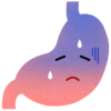 病気の胃のフリーイラスト素材