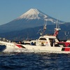 富士山のスナップ写真　～海の上から