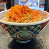 羽田空港の地下にある吉野家で、牛丼並をつゆだくで食べました。