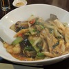 ライト食堂で、自慢の五目あんかけ焼そば＠西１８丁目
