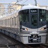 また225系試運転を撮る