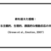 時を超えた感情：音楽に対する主観的、生理的、顔面的な情動反応の共時性と発達（Grewe et al., Emotion, 2007）