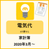 家計簿・電気代