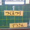 教室の当番表は「つくえつり」