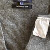 カシミアのセーター（XL）グレー