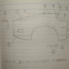 1971 マスタングマッハ１　右クオーターパネル修正箇所