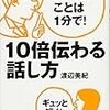 『言いたいことは1分で！10倍伝わる話し方』