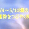 2019年5/4～5/10の運勢をアップしました（YouTubeラジオ）