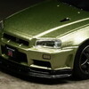 【モデルインプレッション】 INNO Models 1/64 - Nissan Skyline GT-R V-Spec II Nur (R34/Millennium Jade)