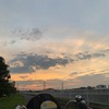 (サイクリング)ダイチャリで夕日見た