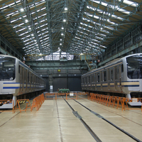 【E217系・E353系展示と試験表示・211系・おいこっと・E233系】10月11日　JR東日本 長野鉄道フェスタ開催（長野総合車両センター公開イベント）