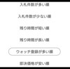 ヤフオクの並び替えに「ウォッチ登録が多い順」が増えた