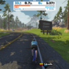 本日のアクティヴィティ zwift Quatch Quest 60.3km +1,711m