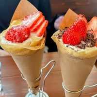 【オモウマい店】超光速 スピードいちごクレープ「北キツネの大好物 福岡タワー店」福岡県福岡市【3月31日】