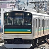 205系1000番台ナハﾜW4編成、大宮総合車両センターへ。