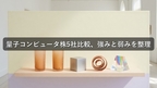 量子コンピュータ株5社比較、強みと弱みを整理
