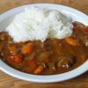 今日の食べ物　朝食にカレー