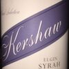 Kershaw Clonal Selection Elgin Syrah 2014