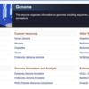 NCBI Genome のBrowse by Organism機能