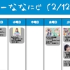 今週のナナニジ(2/12~2/18)