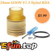 Where to buy 24mm GOON V1.5 Styled RDA SS+PE1 $5.99?