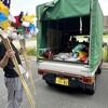 盆灯ろうの納品　/　スキヤキジャンケン